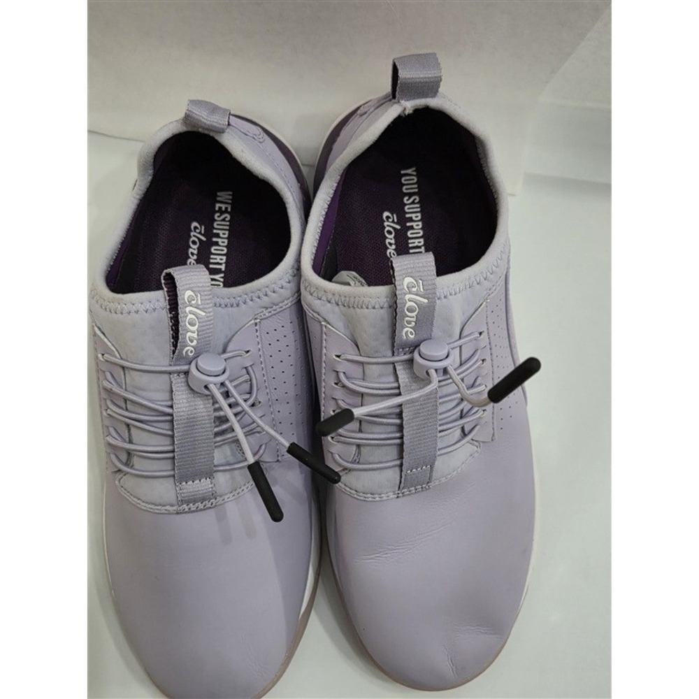 NWOT Clove 8.5 Classic Lavender Purple Nursing Tennis Shoes 127366 - Picture 2 of 4
